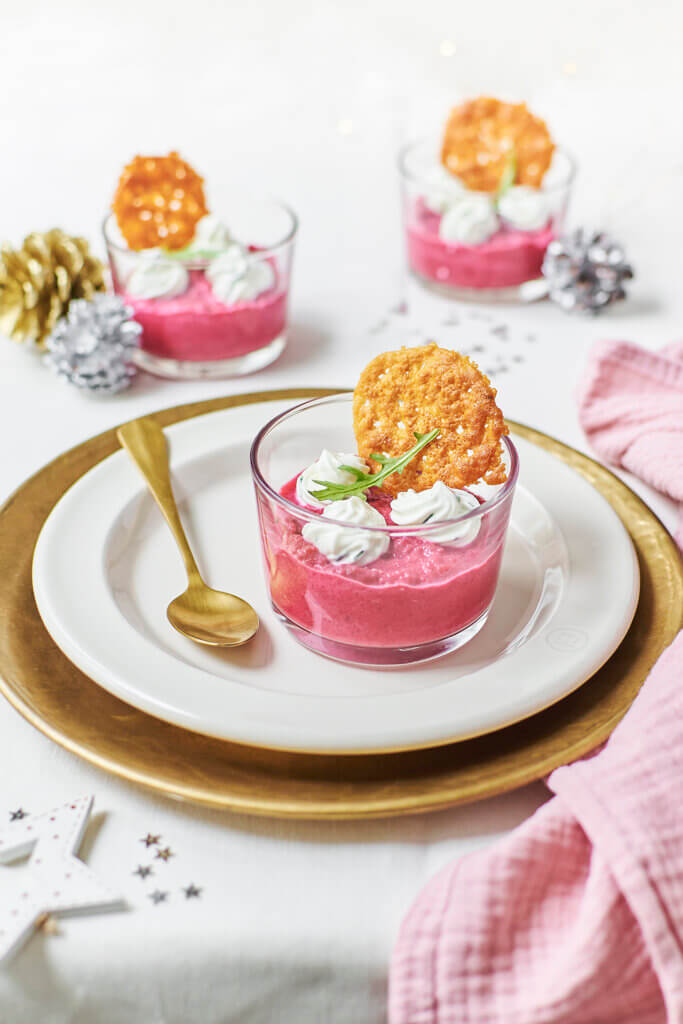 Crème de betterave apéritif Noël
