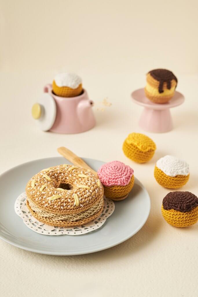 Paris Brest et profiteroles au crochet avec dinette